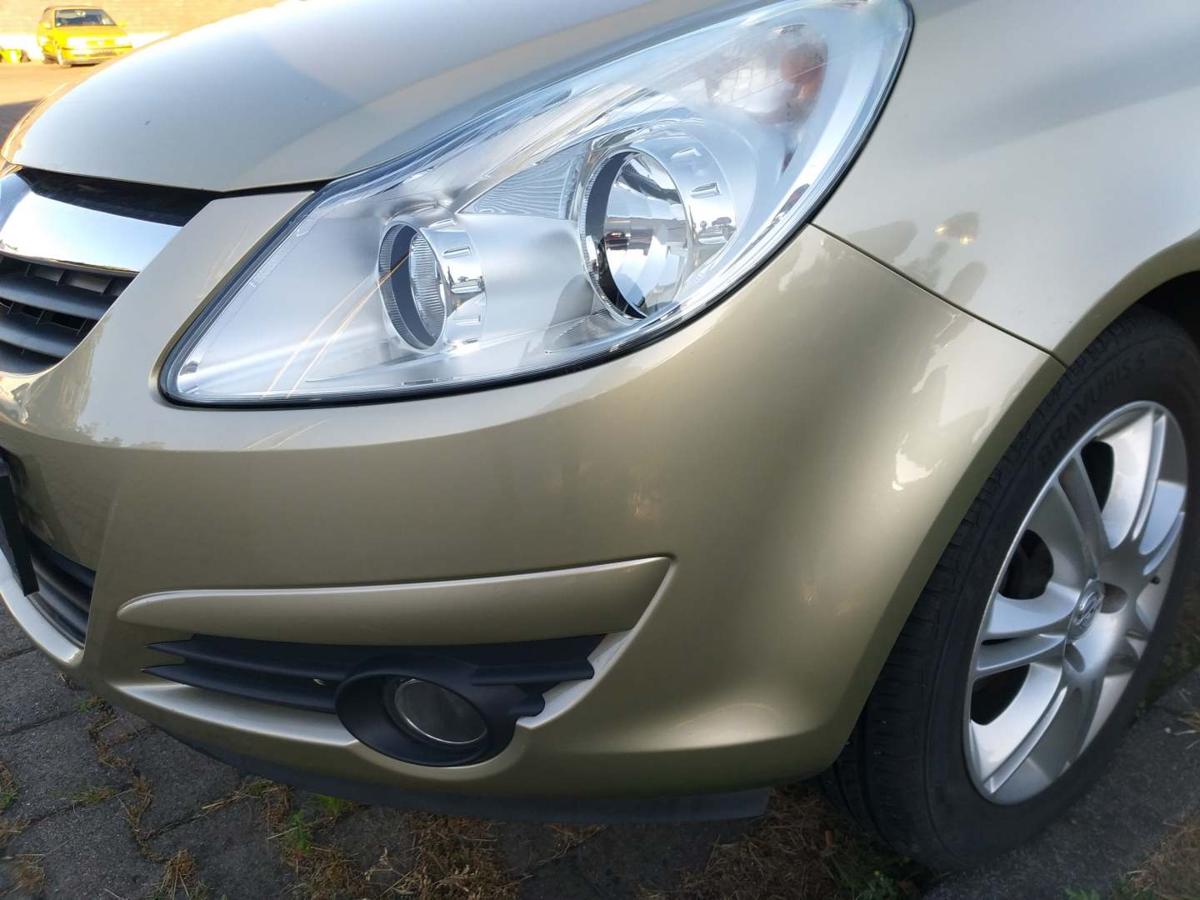 Opel Corsa D original Stoßstange Stossfänger vorn Champagnersilber Z40M Bj.2007